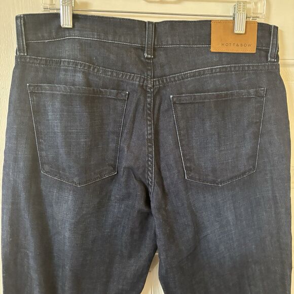 Mott and Bow Men Straight Mosco Jeans 33x30‎ Relaxed Comfort Stretch Light Wash - Picture 8 of 11